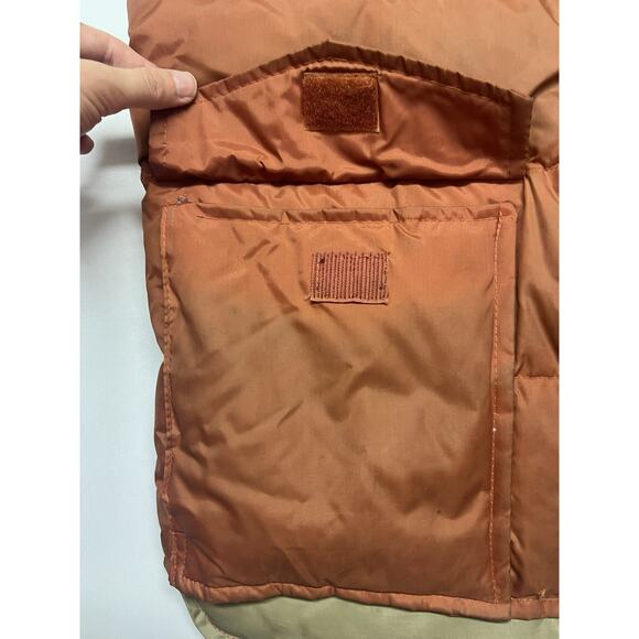 Vintage Ski Daddle Mens Puffer Vest Duck Down Size M Zip Front Alpine Gorpcore - Picture 2 of 14
